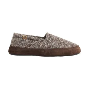 Acorn Men's Moc Slippers - Brown Tweed