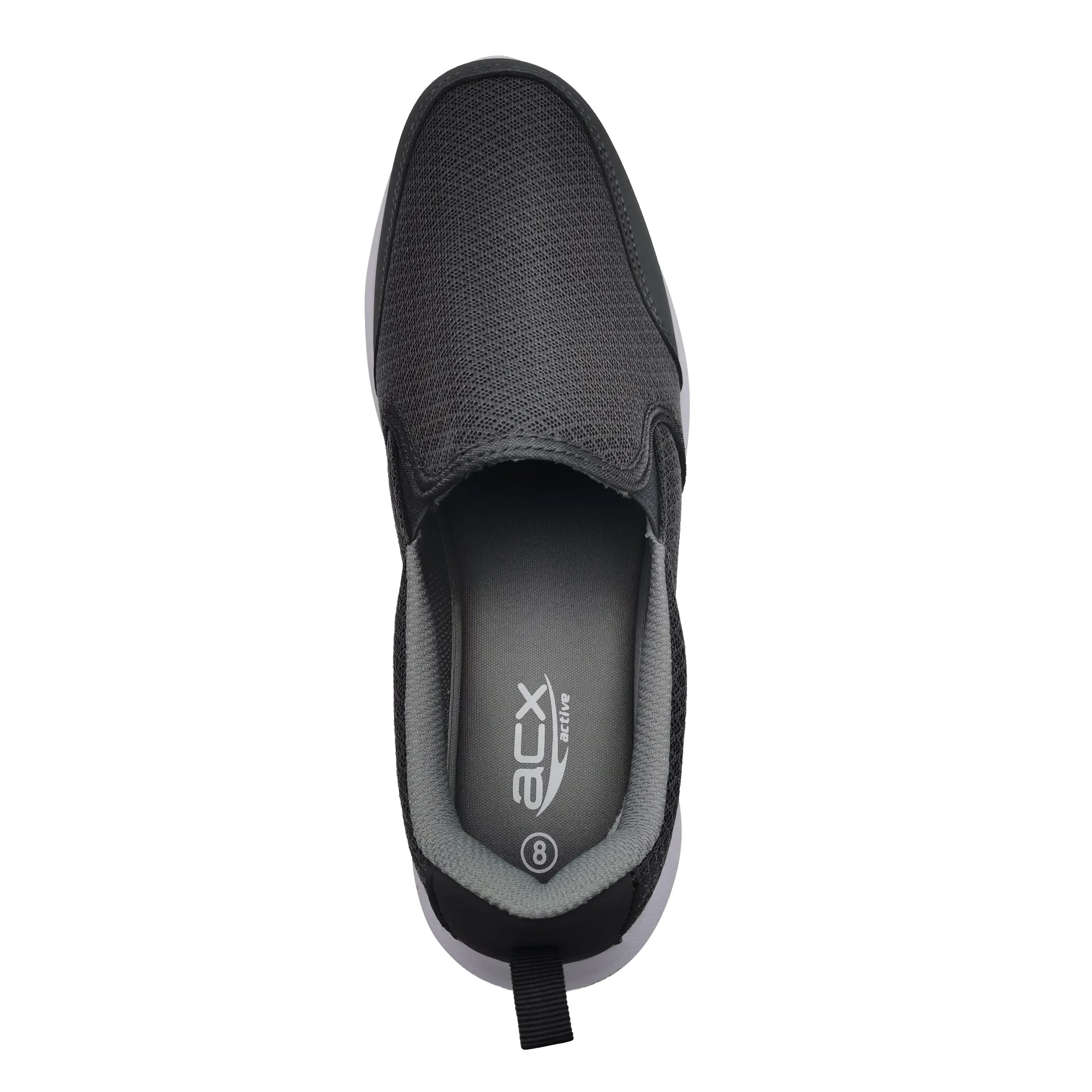 ACX ACTIVE Men's Basic Memory Foam Slip-On's