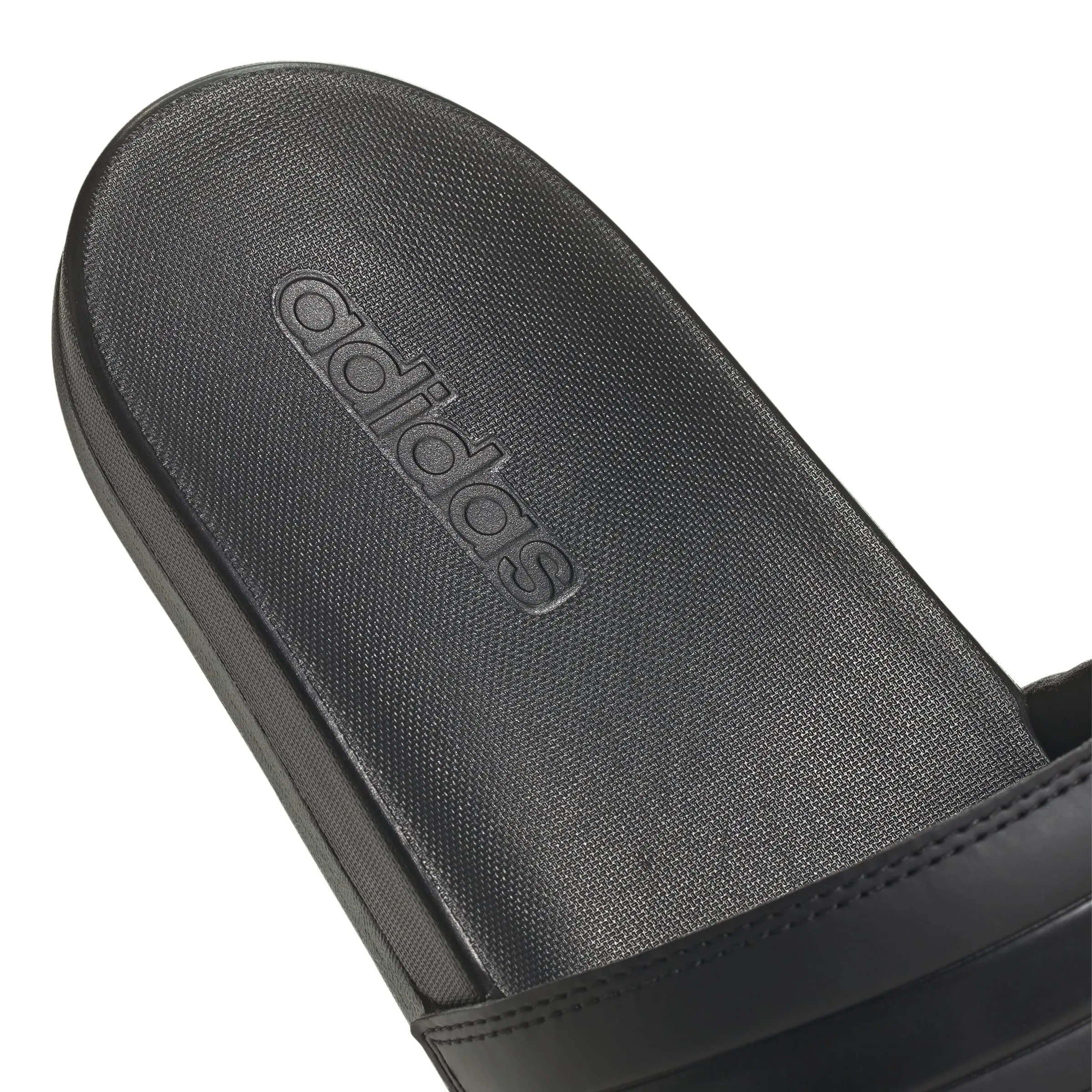 adidas Adult Adilette Comfort Slides Core Black/Core Black/Core Black 7