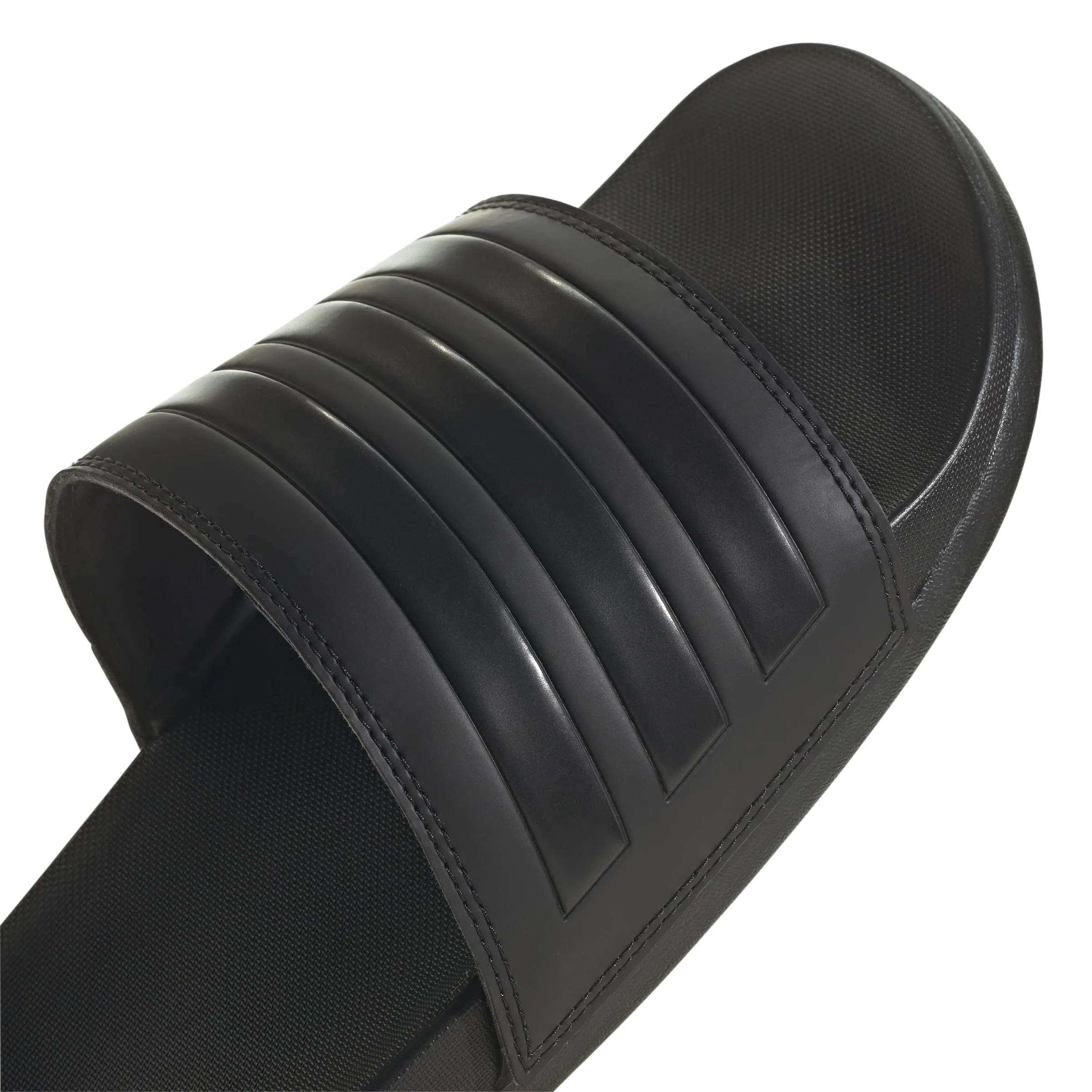 adidas Adult Adilette Comfort Slides Core Black/Core Black/Core Black 7