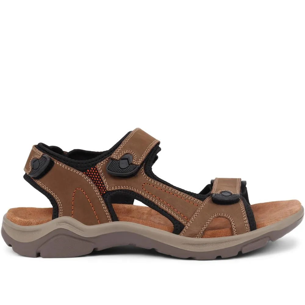 Adjustable Leather Sandals - DDIN39013 / 324 991