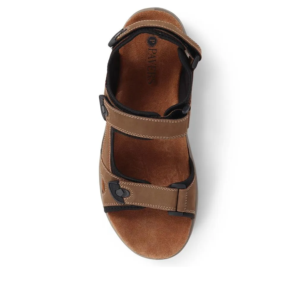 Adjustable Leather Sandals - DDIN39013 / 324 991