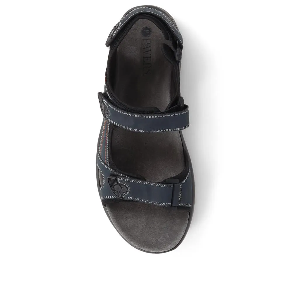 Adjustable Leather Sandals - DDIN39013 / 324 991