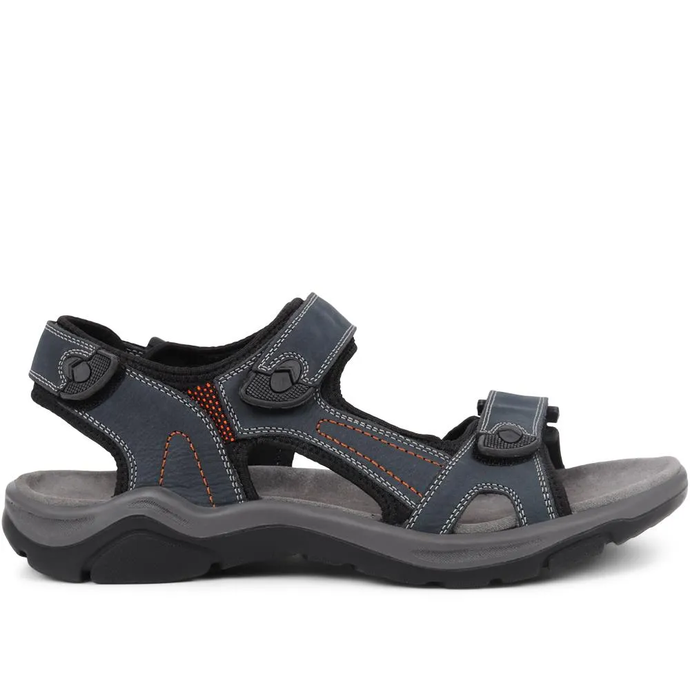 Adjustable Leather Sandals - DDIN39013 / 324 991