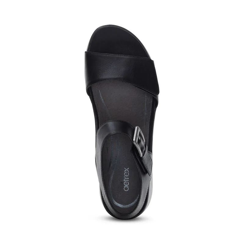 Ariel Adjustable Quarter Strap Wedge