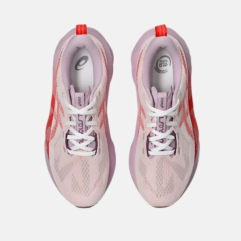 Asics Novablast 5 Women's Running Shoes - White/Coral Reef