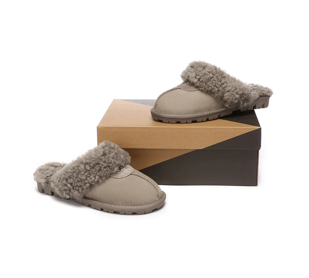 AUSTRALIAN SHEPHERD® UGG Slipper Double Faced Sheepskin Waffle Curly
