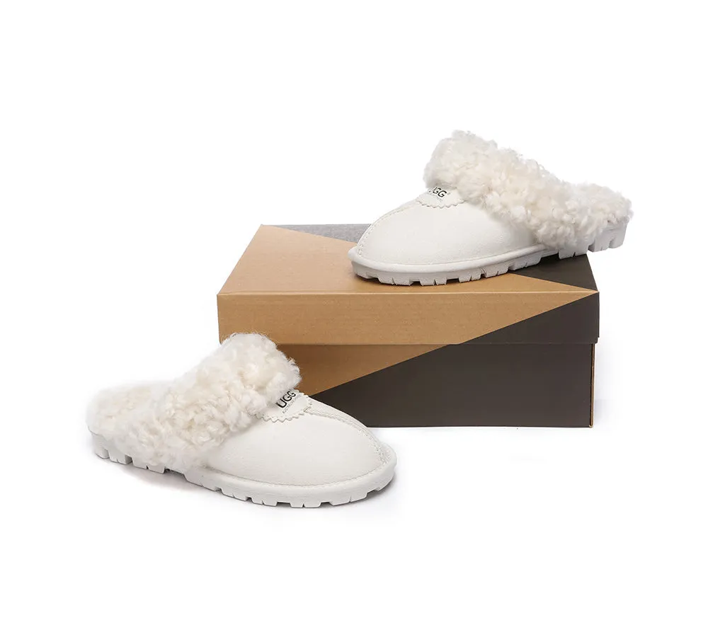 AUSTRALIAN SHEPHERD® UGG Slipper Double Faced Sheepskin Waffle Curly