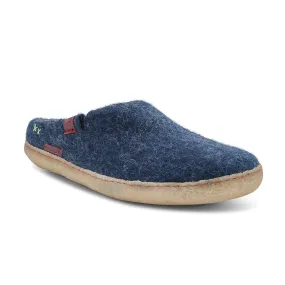 BF1-501 Classic Slipper "Navy Blue with Rubber Sole"