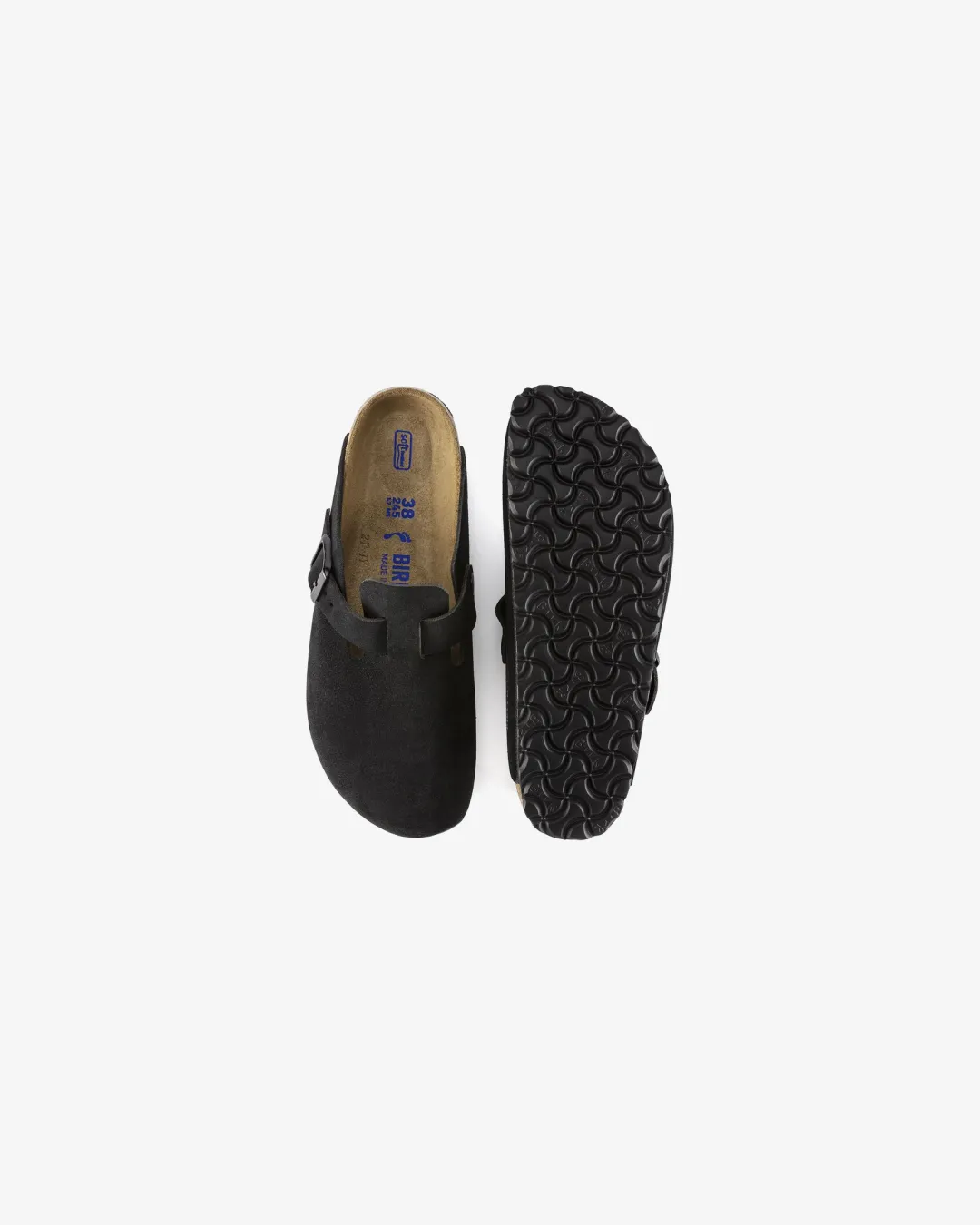 Birkenstock Boston Leather "Black" slippers