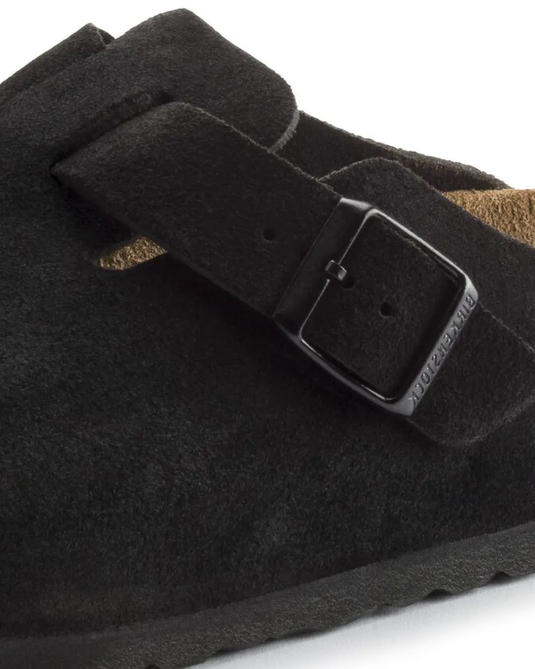 Birkenstock Boston Leather "Black" slippers