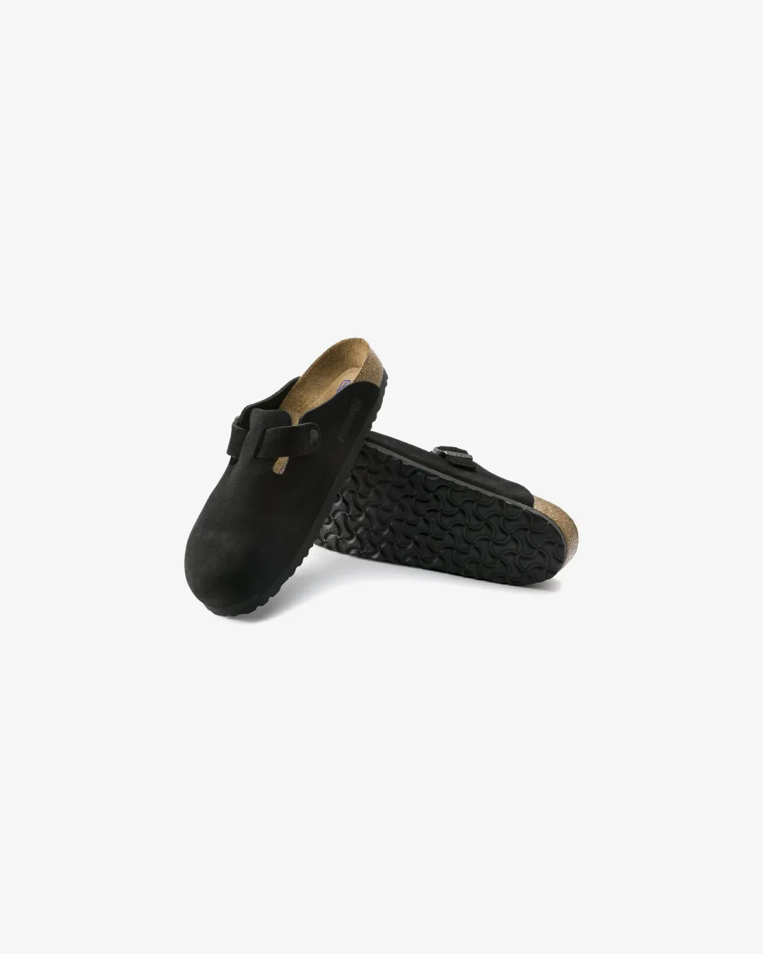 Birkenstock Boston Leather "Black" slippers
