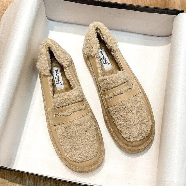 Cuzcare Snow Boots Women Soft Warm Winter Slippers