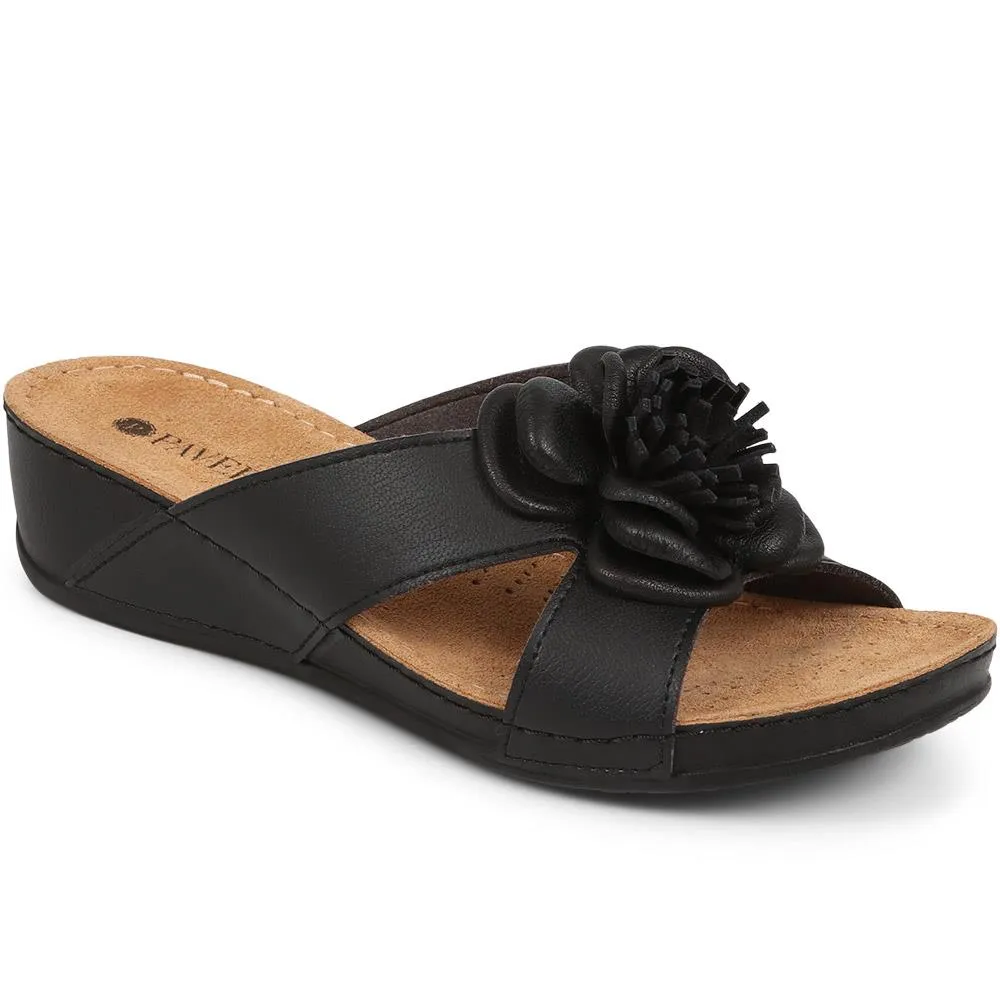 Embellished Mule Sandals - MUYA37003 / 323 446