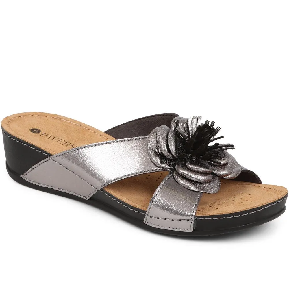 Embellished Mule Sandals - MUYA37003 / 323 446