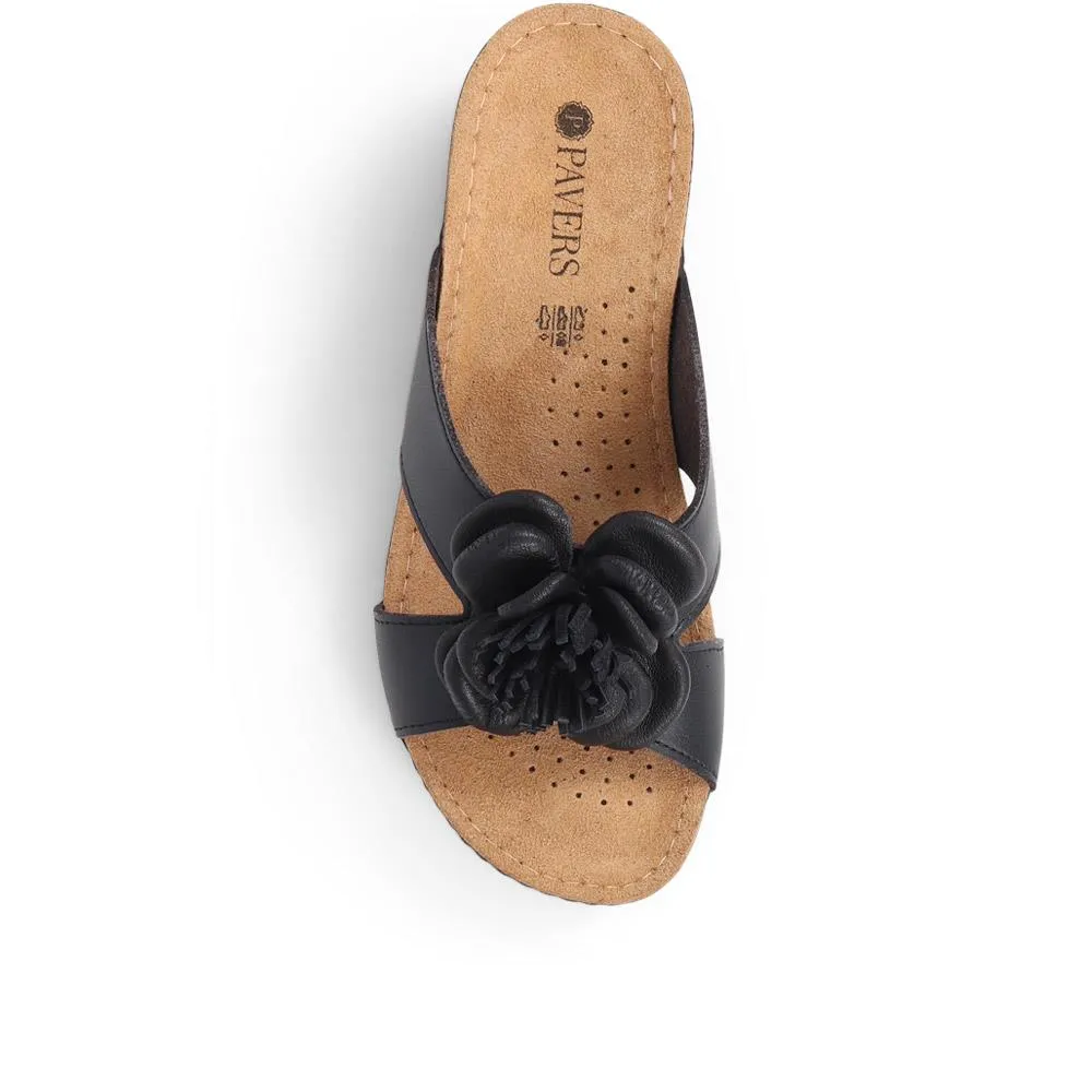 Embellished Mule Sandals - MUYA37003 / 323 446