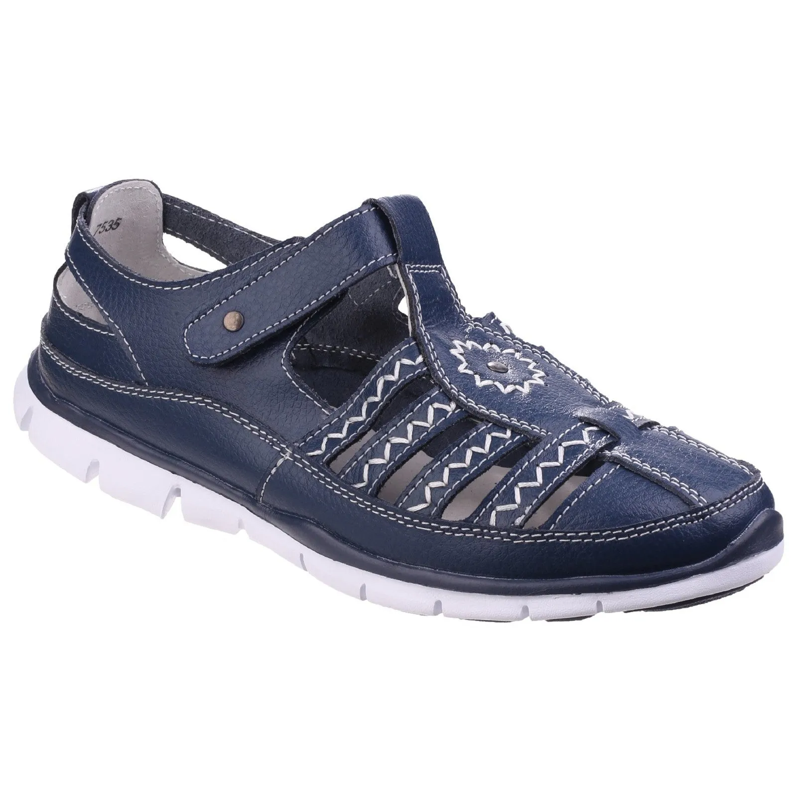 Fleet & Foster Cabernet Memory Foam Fisherman Sandals