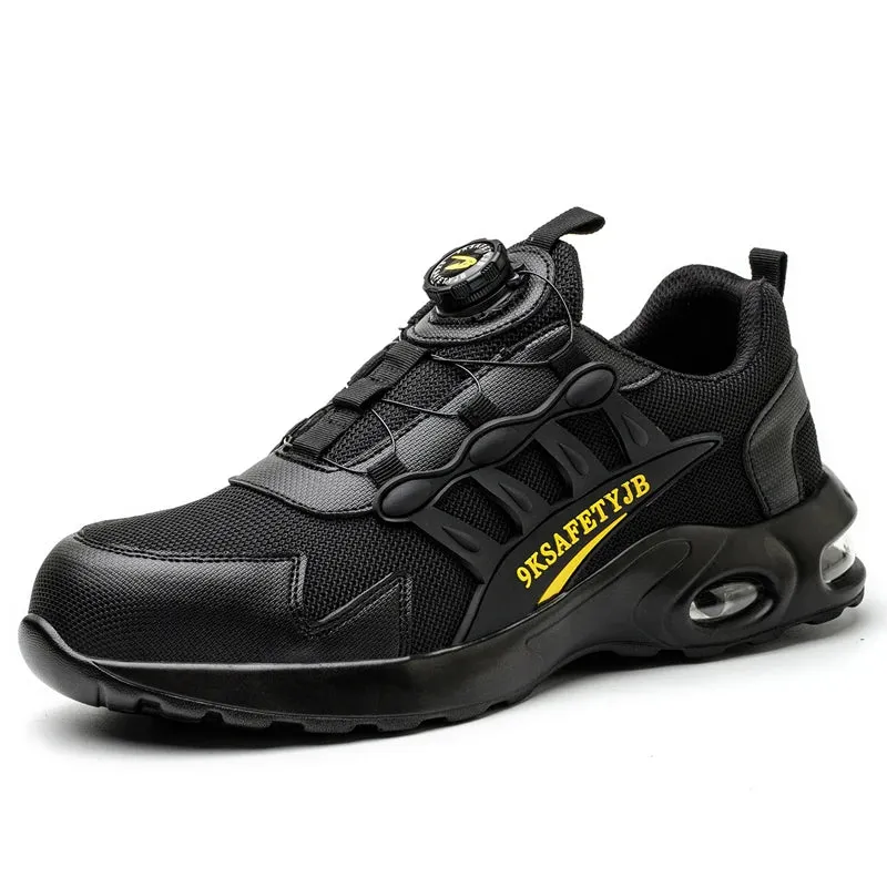 Indestructible Lightweight Work Shoes Safety Shoes Rotating Button