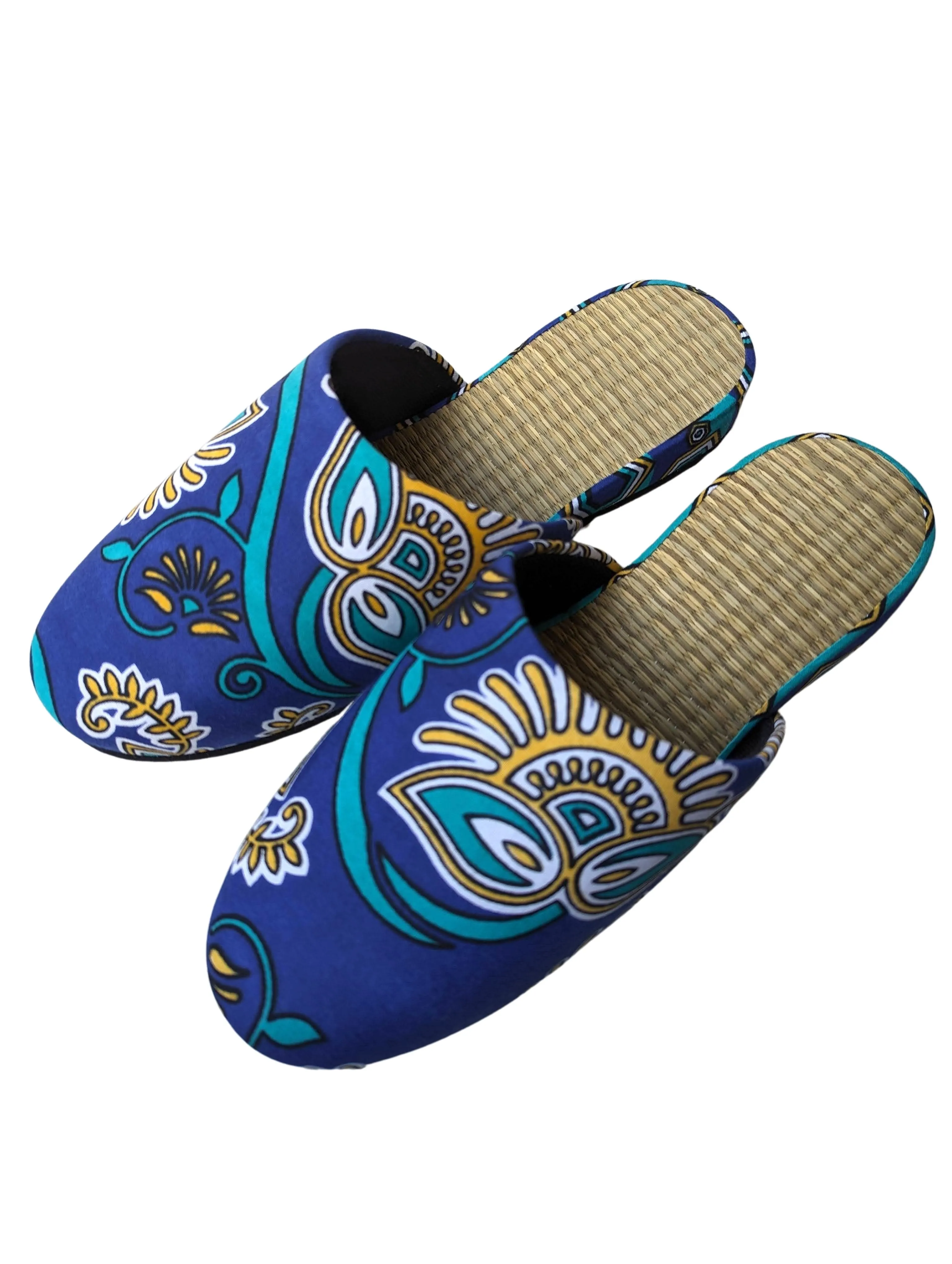 Large Tatami Print Mix Slippers 2024SS-L06