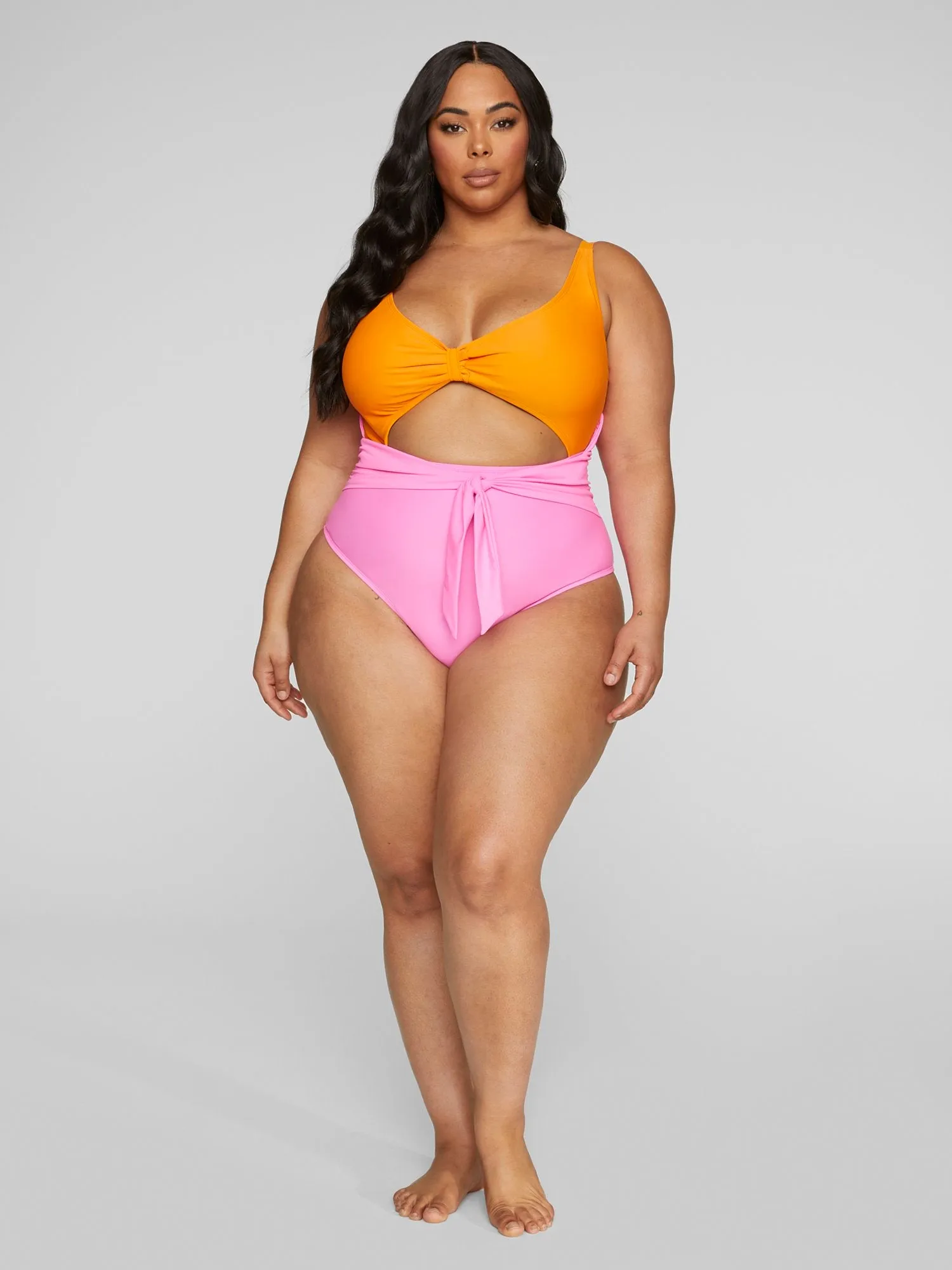 Lenora Colorblock One-Piece Swimsuit