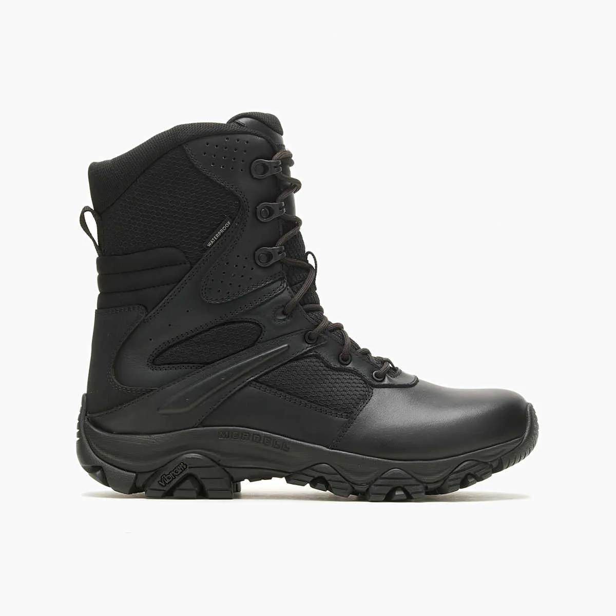 Merrell Tactical MOAB 3 Response Side Zip Waterproof 8 Inches Boot Black