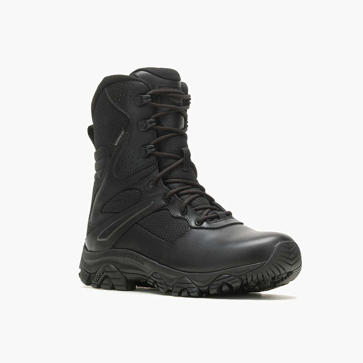 Merrell Tactical MOAB 3 Response Side Zip Waterproof 8 Inches Boot Black