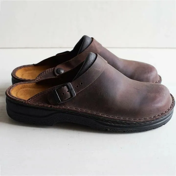 Mory |  Orthopaedic Leather Clogs