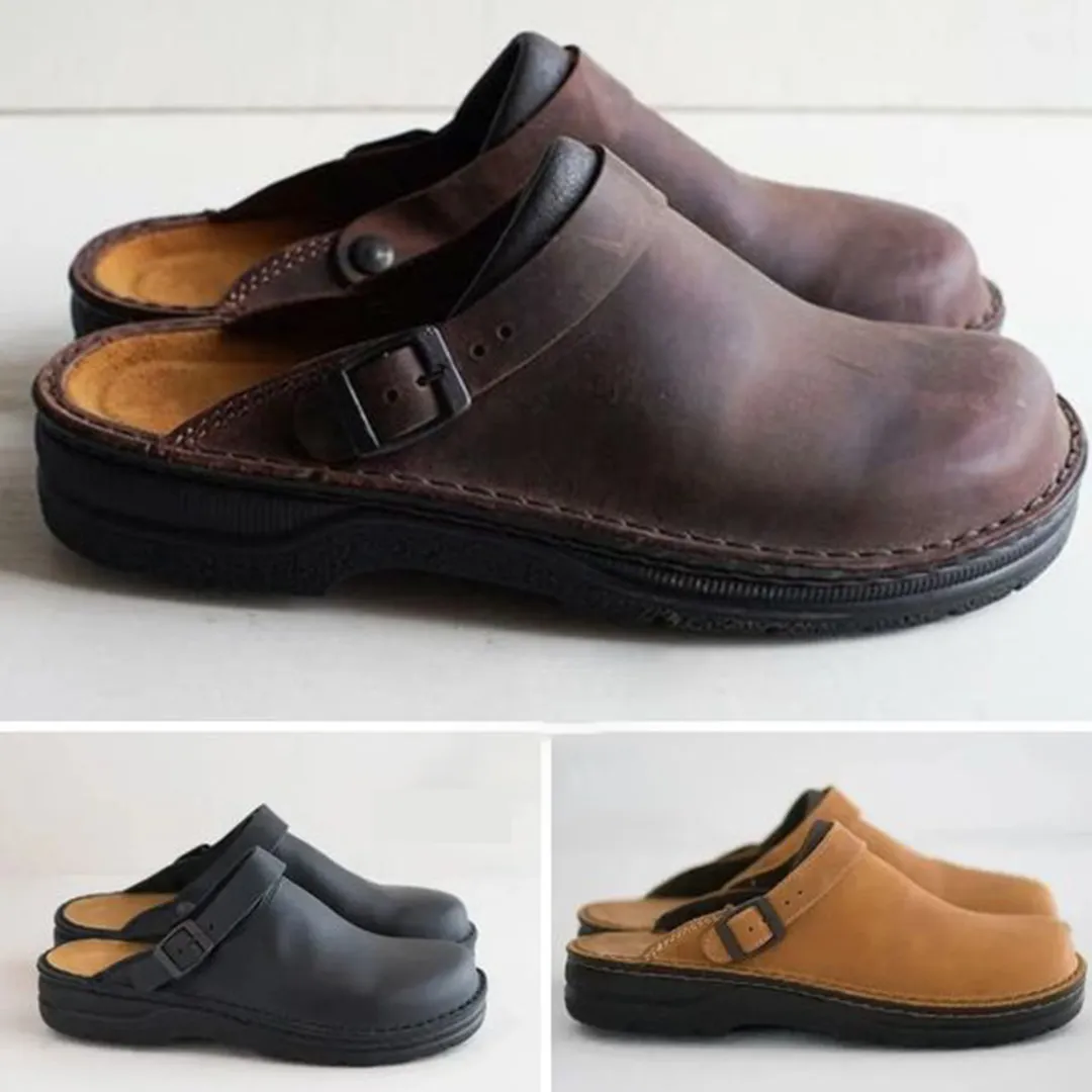 Mory |  Orthopaedic Leather Clogs