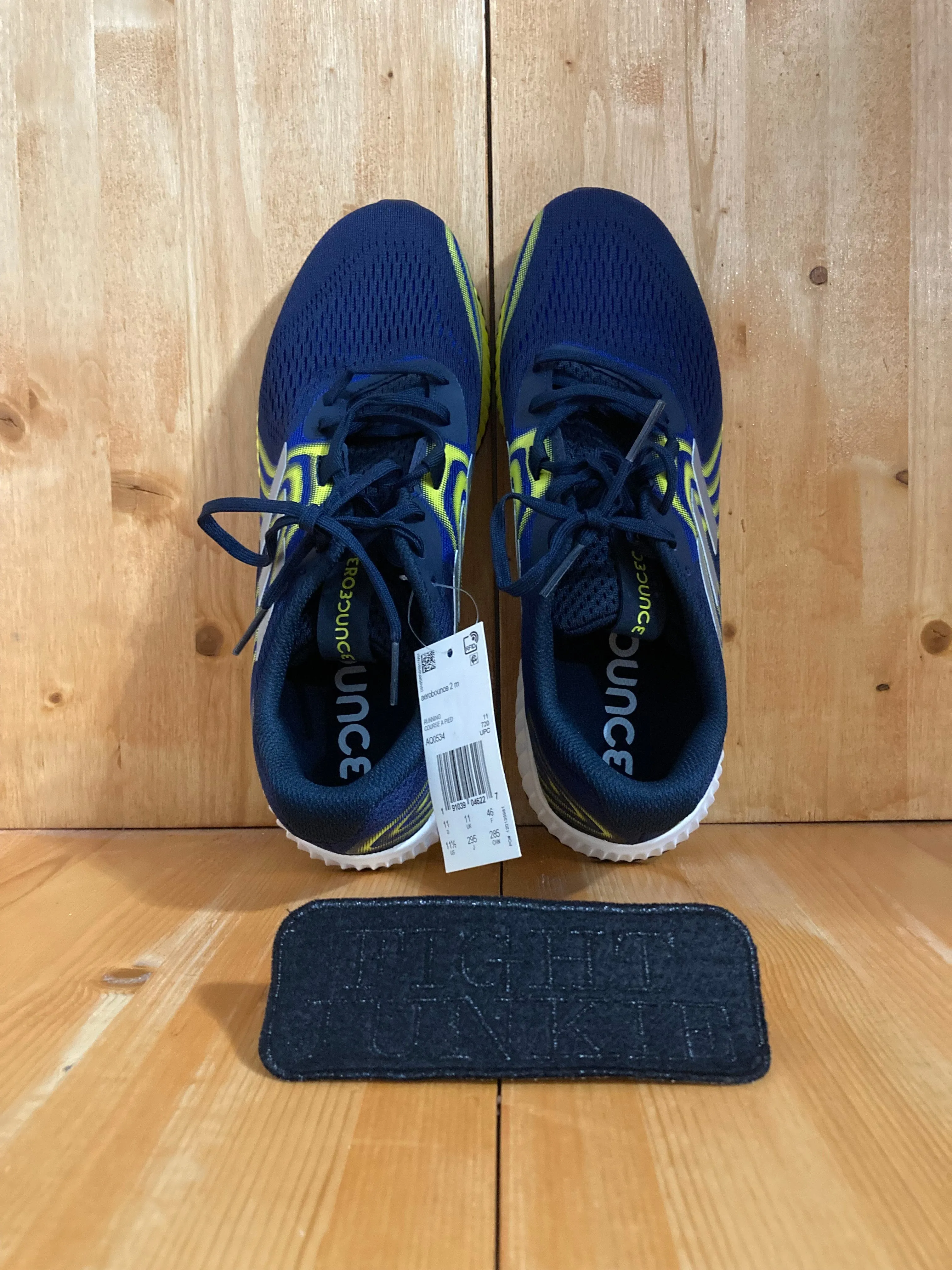 NEW! ADIDAS AREOBOUNCE 2 Men's Size 11.5 Running Training Shoes Sneakers Blue AQ0534