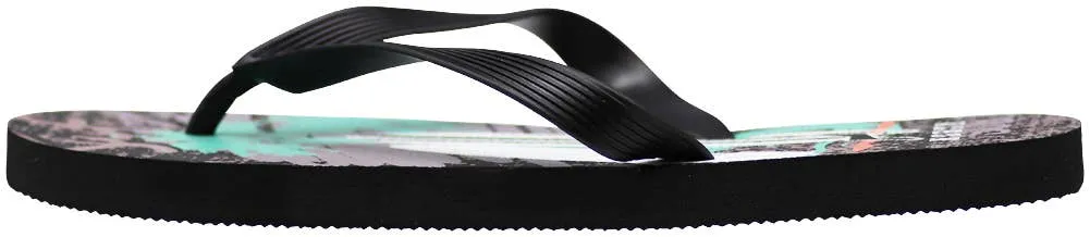 NORTY Mens 8-13 Black/Grey Surfer Sandal 22001C