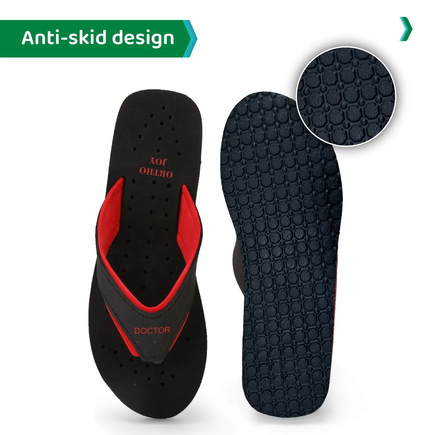 ORTHO JOY Doctor Orthopedic Soft Slippers For Ladies