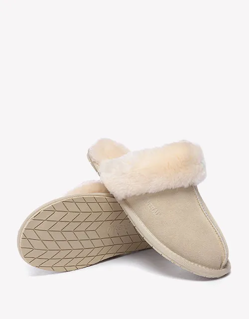 Rosa Slipper Suede In Sand