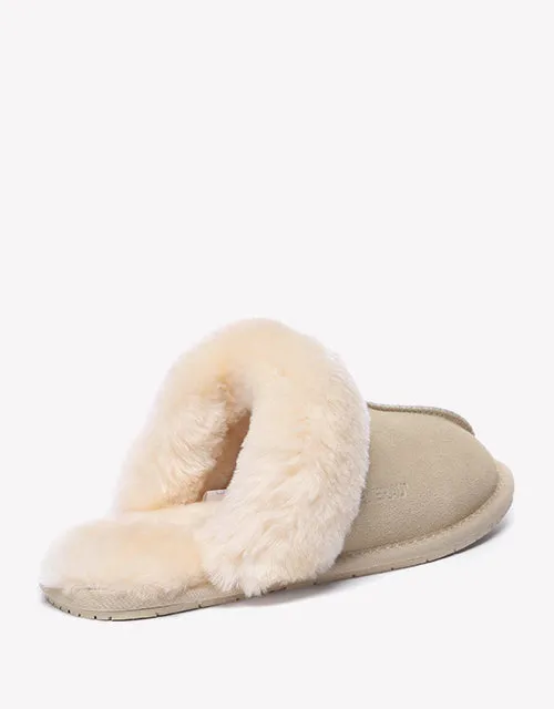 Rosa Slipper Suede In Sand
