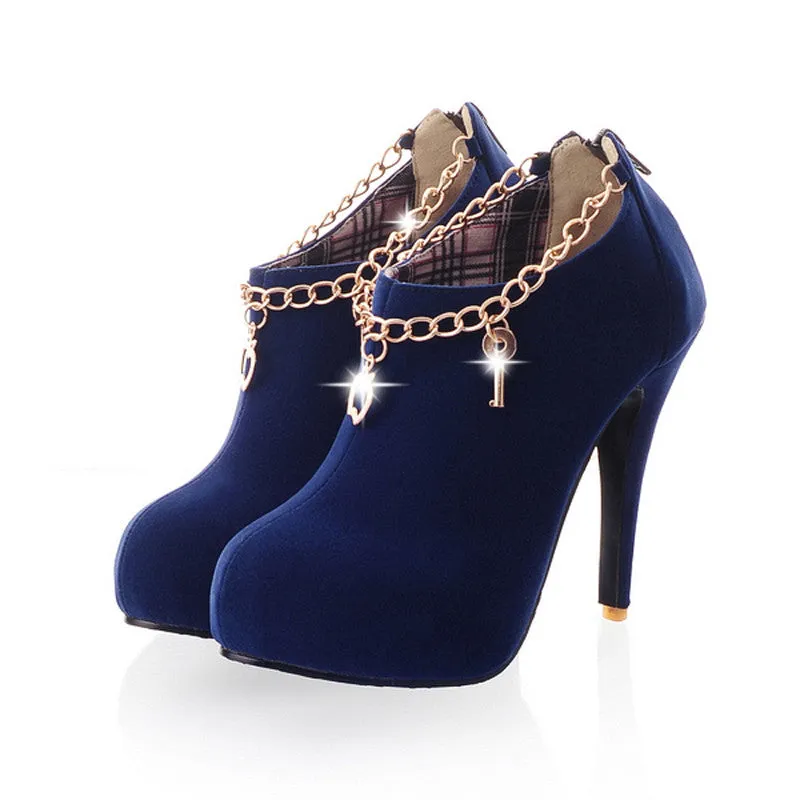 Round Toe Ankle Boots