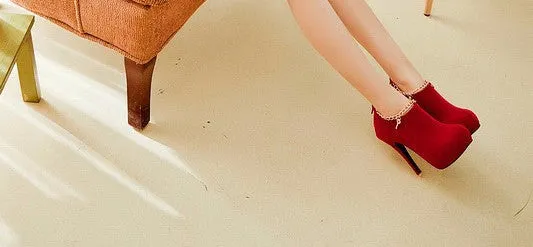 Round Toe Ankle Boots
