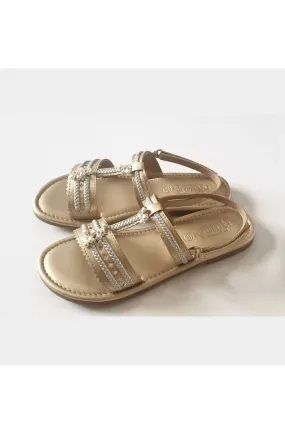  Cushioned Buckle Strap Sandals