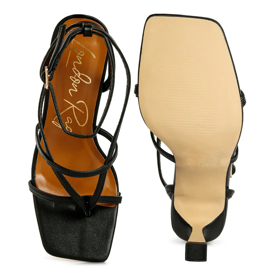 Strappy Ankle Strap Sandals
