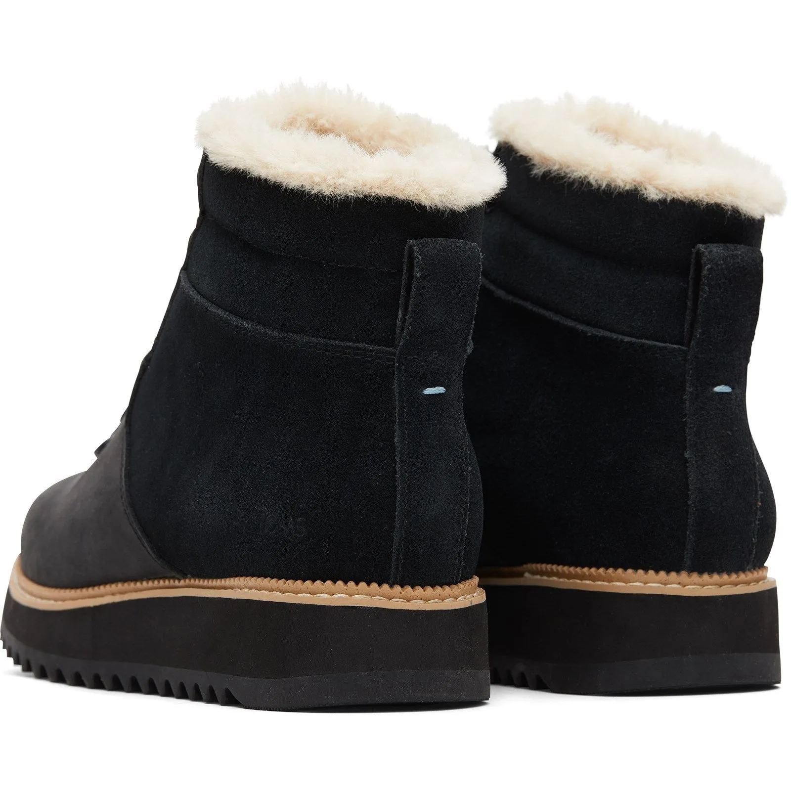 TOMS Mojave Womens Black Warm Lined Boot
