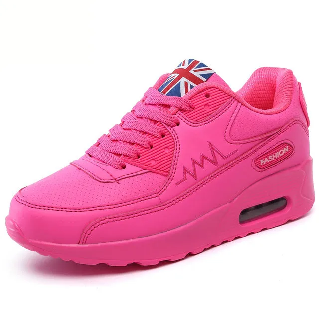 Trainers Breathable Leather Casual Flats Shoes
