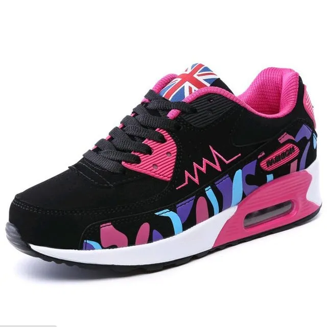 Trainers Breathable Leather Casual Flats Shoes