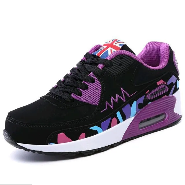 Trainers Breathable Leather Casual Flats Shoes