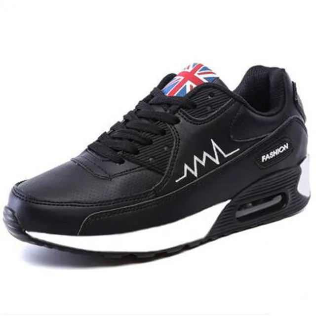 Trainers Breathable Leather Casual Flats Shoes