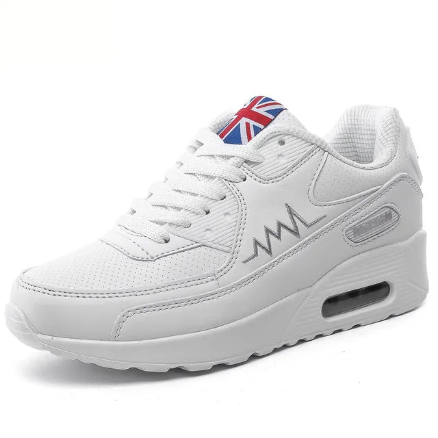 Trainers Breathable Leather Casual Flats Shoes