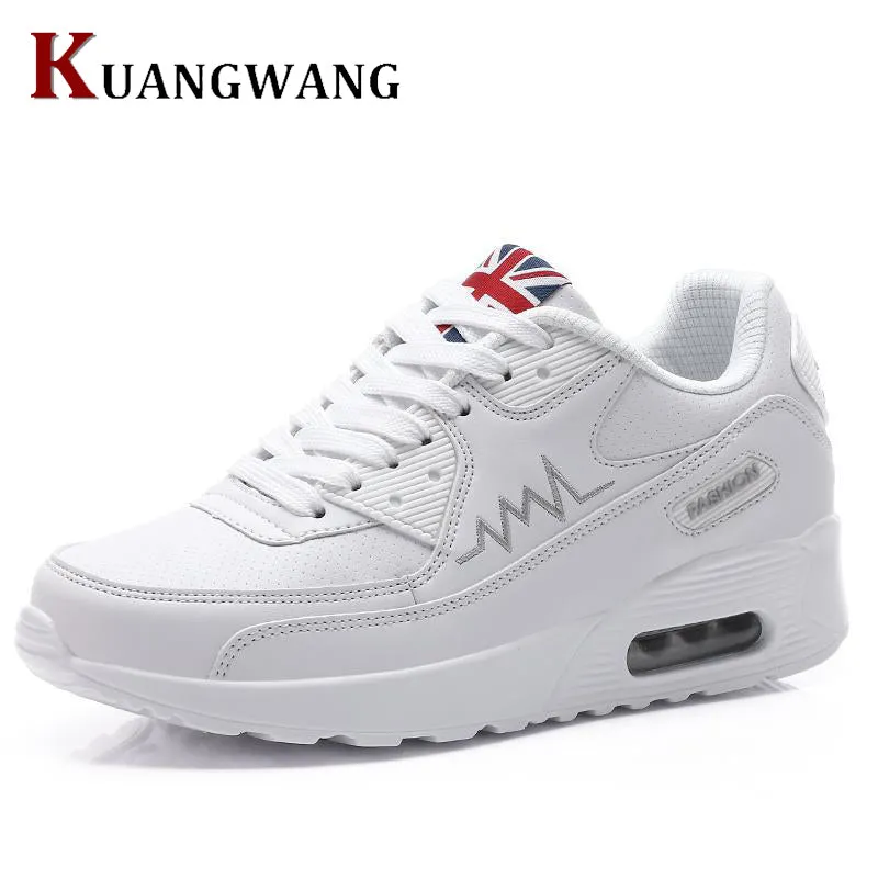 Trainers Breathable Leather Casual Flats Shoes