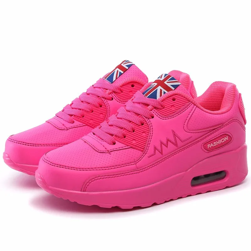 Trainers Breathable Leather Casual Flats Shoes