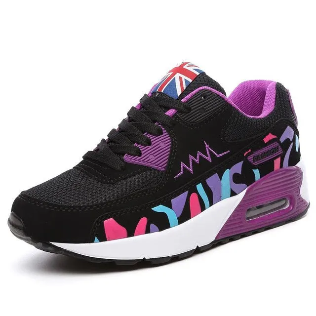 Trainers Breathable Leather Casual Flats Shoes