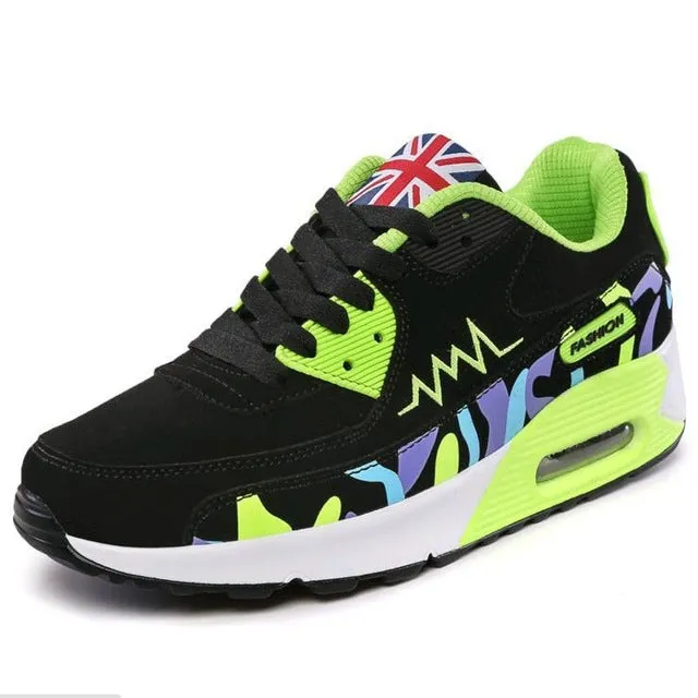 Trainers Breathable Leather Casual Flats Shoes
