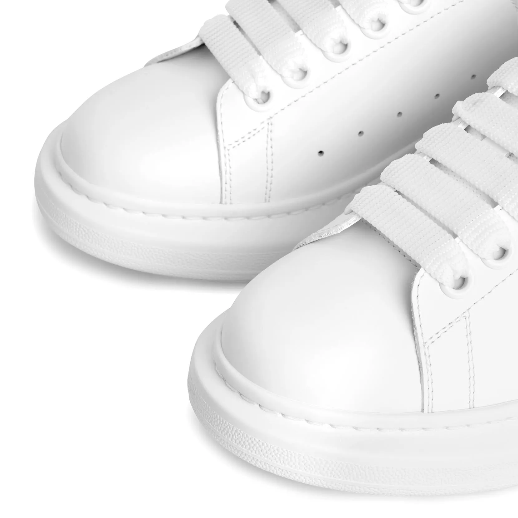 White and coral suede classic sneakers