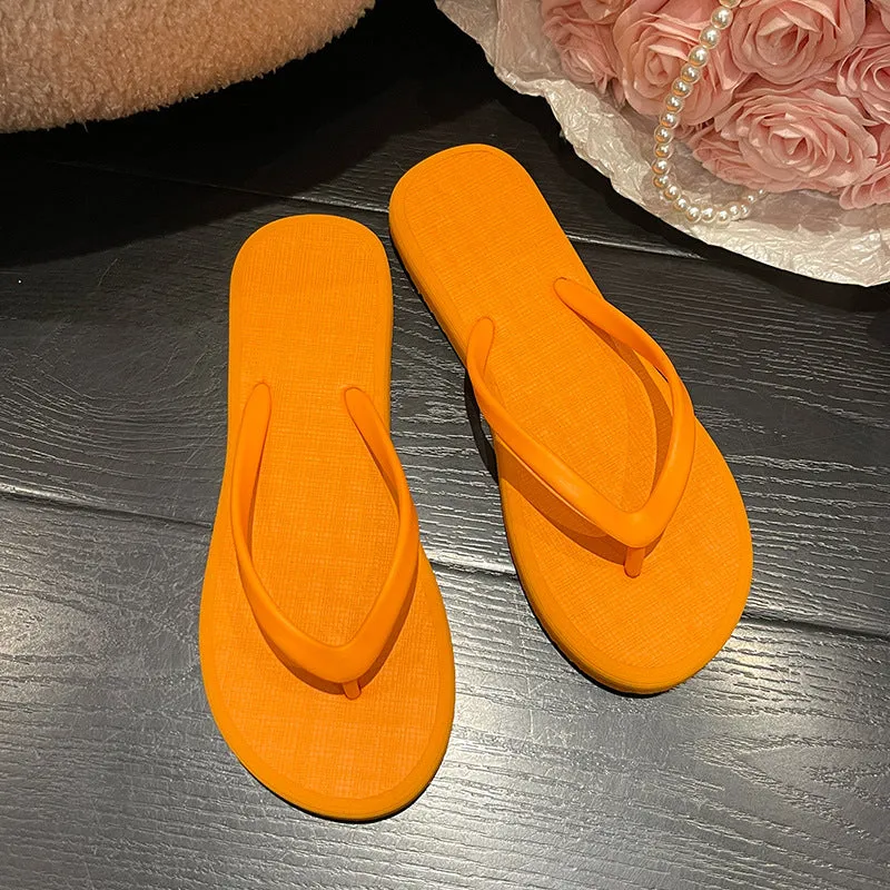 Wholesale PVC Non-slip Simple Flip Flops