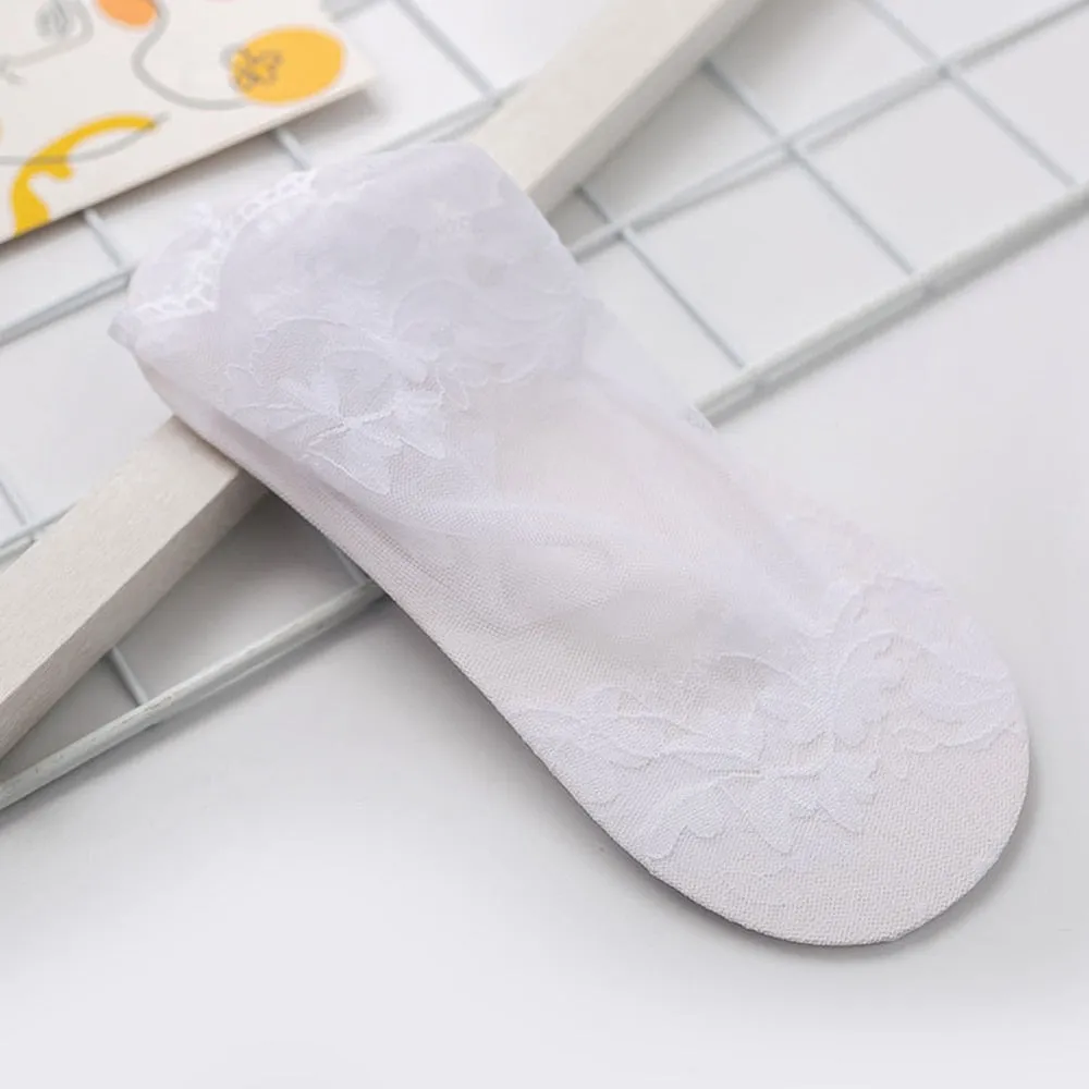 Women Lace Invisible Socks Non-slip